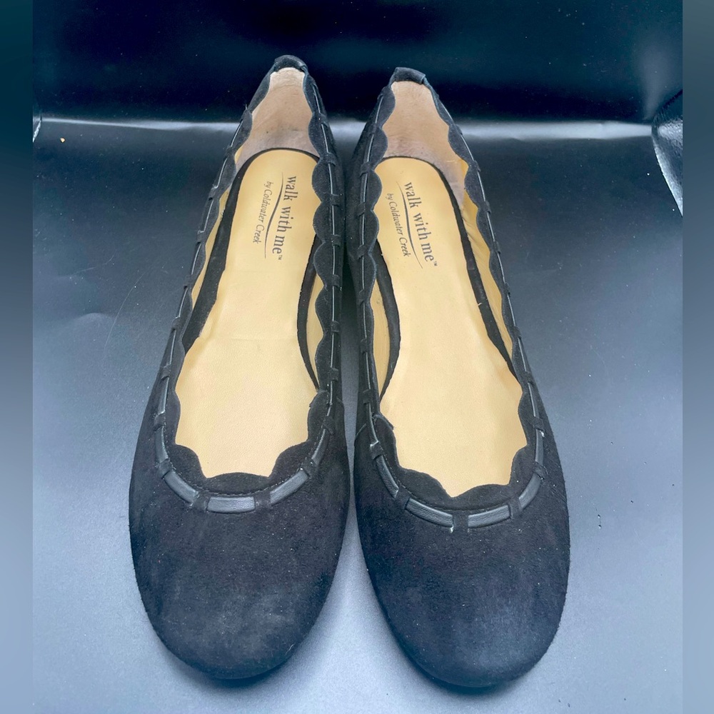 Walk With Me by Cold Water Creek Suede Leather Flats